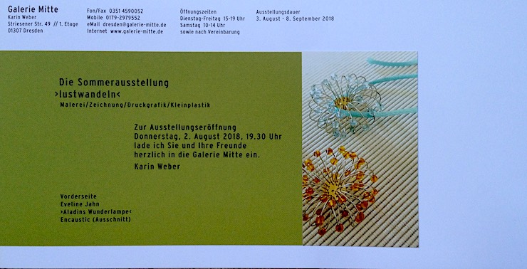 Atelier KRzwei - Sommerausstellung 2018 Dresden